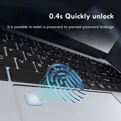 15.6" Windows 11 laptops Computer Intel CORE i3 5005 16GB RAM 1/2TB SSD Notebook Gamer Computer PC Fingerprint unlocking Laptops