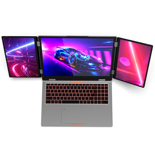 2026 Brand New Portable Intel I7 12Th Gen 16Inch+10.5Inch *2  Triple Screen Monitor 64Gb Face Recognition Business Office Laptop