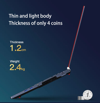 2025 New Gaming Laptop Computer Intel Core i9-10885H i7 8750H GTX1650 4G 16.1 Inch IPS Screen RAM Max 64GB 2*DDR4 2*M.2 NVMe