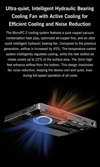 2025 New GPD MicroPC 2 7Inches Mini Industry Laptop Intel® Core™ i3-N300 16GB/512GB Windows 11 Portable Computer Notebook