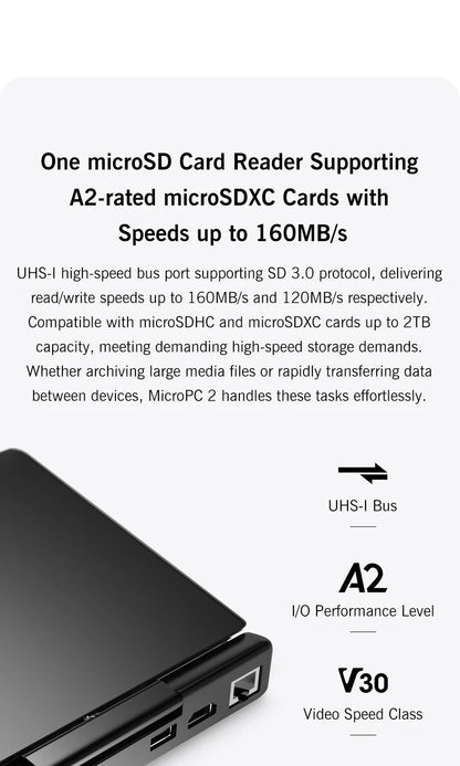 2025 New GPD MicroPC 2 7Inches Mini Industry Laptop Intel® Core™ i3-N300 16GB/512GB Windows 11 Portable Computer Notebook