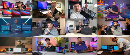 16 Inch Portable IPS LCD Panel Laptop Screen Extender Triple USB Connection Extension for PC Portable Monitor