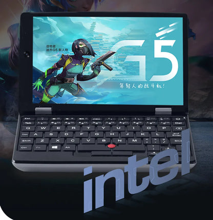 2025 Portable Mini Notebook Laptop Micro Computer 7 Inch Touch Screen Intel N95 8G 16G+512GB IPS Netbook Win 11 Pro PC 2.0MP CAM