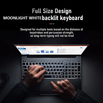 2025 Laptop 15.6 Inch IPS Screen 16GB RAM Intel Celeron 11th N5095 Netbook Windows 10 11 Pro Office Notebook Pc Portable