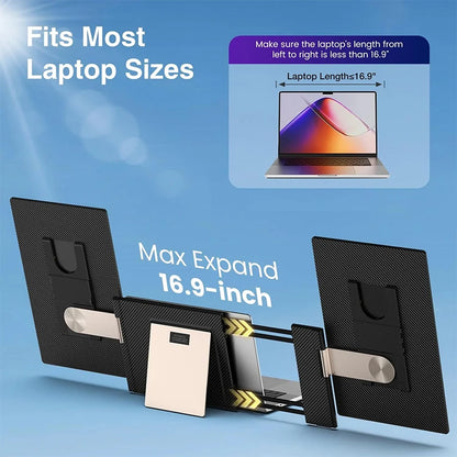 16 Inch Portable IPS LCD Panel Laptop Screen Extender Triple USB Connection Extension for PC Portable Monitor