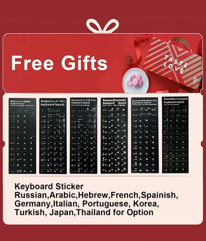 14.1" Ultra Slim Laptop 16GB RAM 2TB SSD Intel N3700 Notebook Gamer Windows 11 Pro 1920*1080  Display Office Study Computer PC